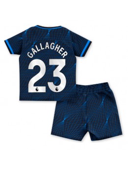 Chelsea Conor Gallagher #23 Auswärts Trikotsatz für Kinder 2023-24 Kurzarm (+ Kurze Hosen)